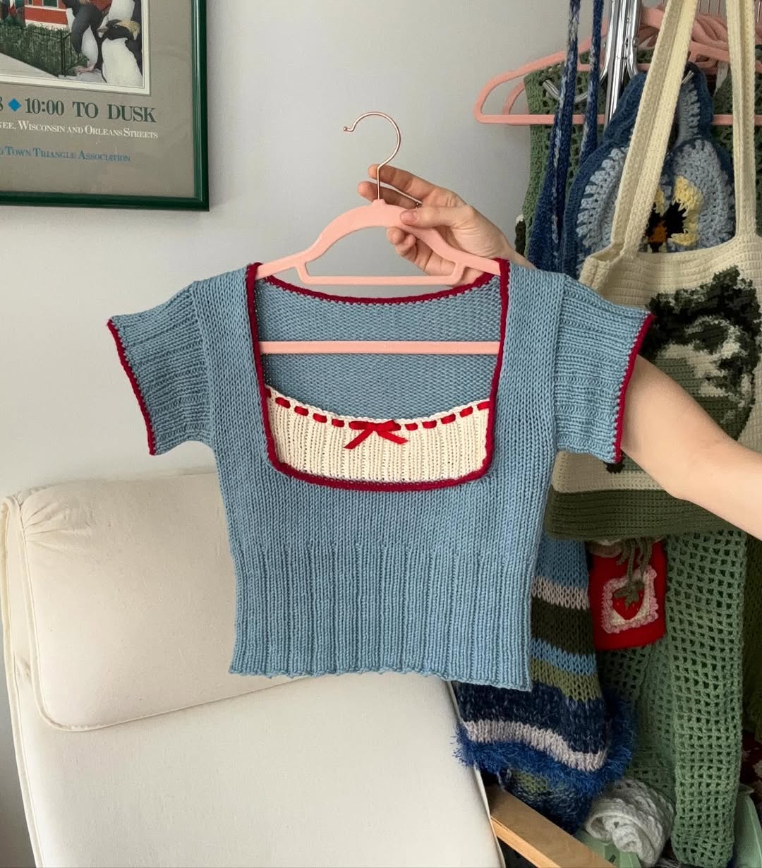 Handmade Knitted Top