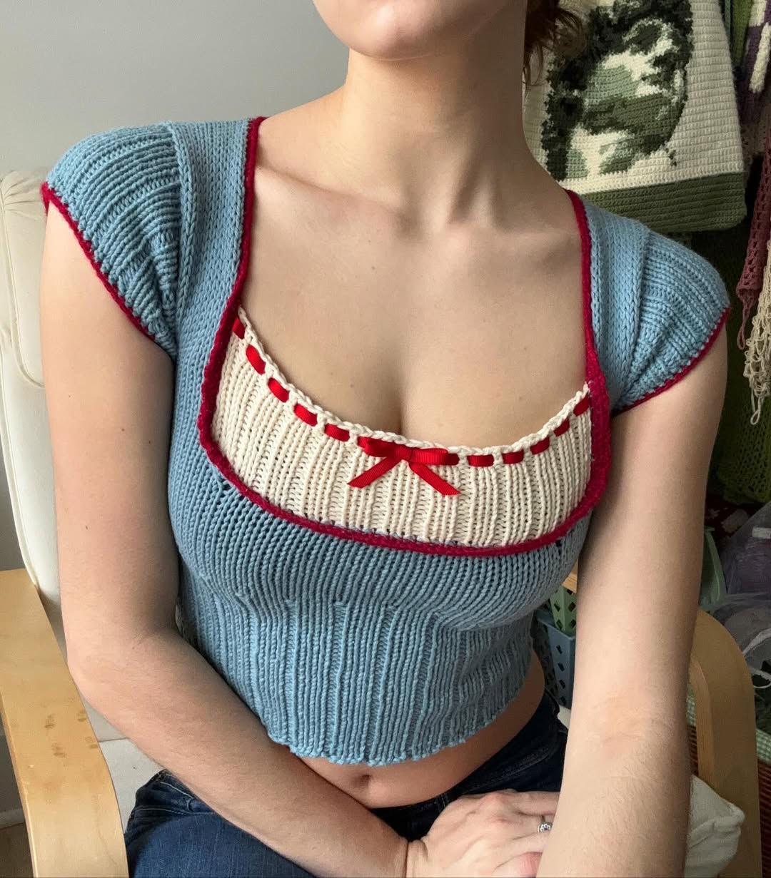 Handmade Knitted Top