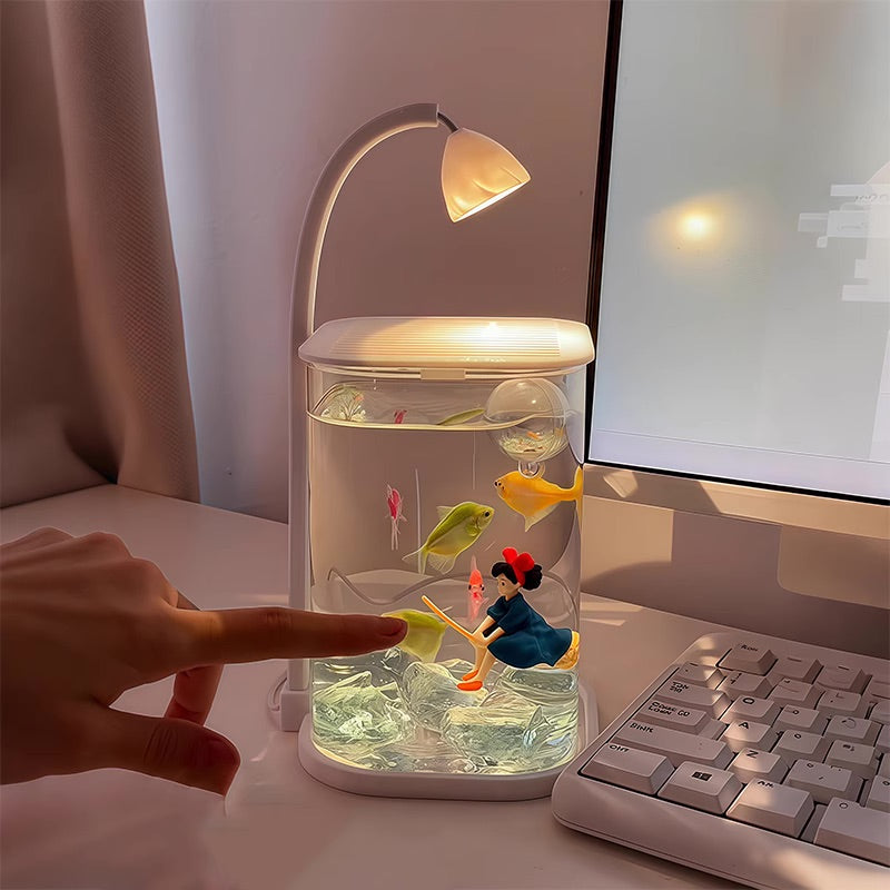Whimsical Fish Tank Lamp
