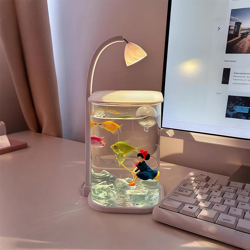 Whimsical Fish Tank Lamp