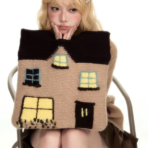 Cottage Knitted Handbag