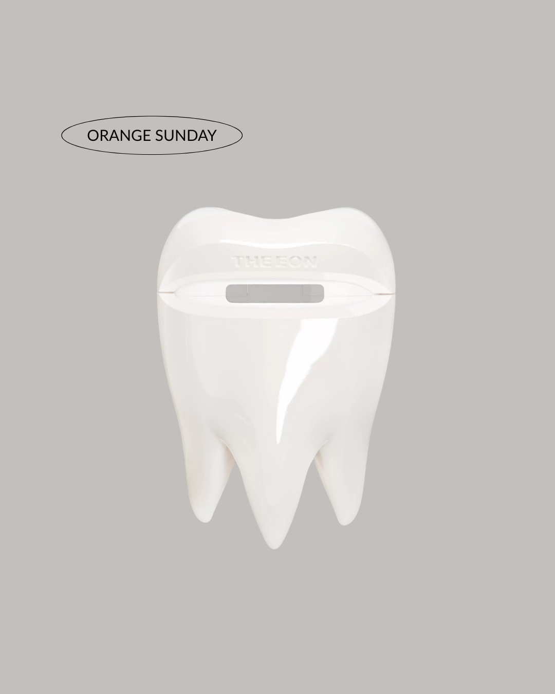 White Tooth AirPods Case
