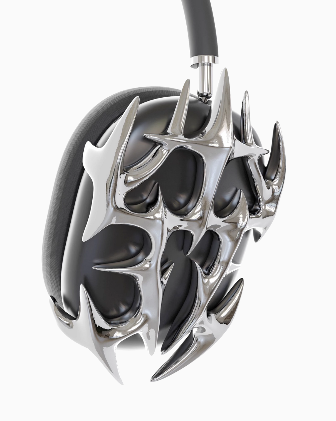 Silver Thorns AirPods Max Case