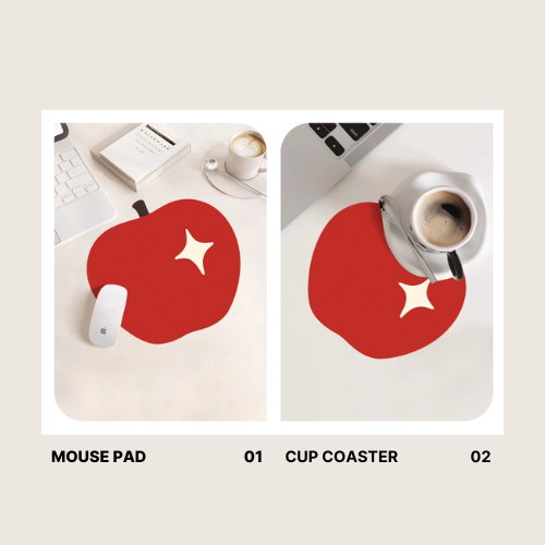 Red Apple Mouse Pad