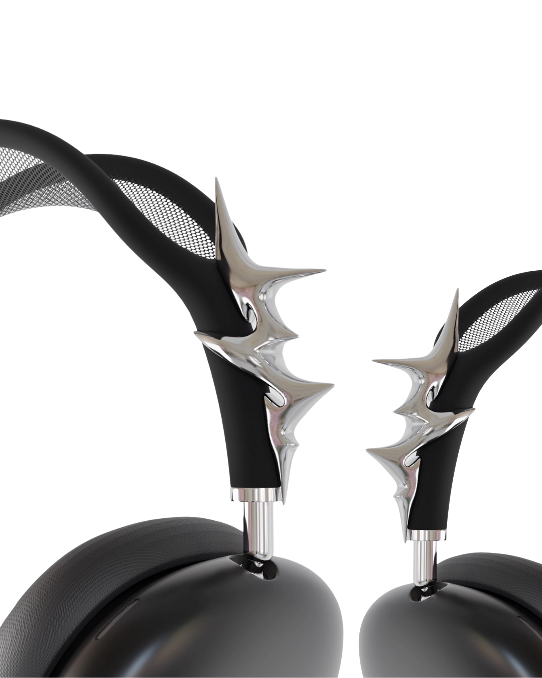 Silver Thorns AirPods Max Case