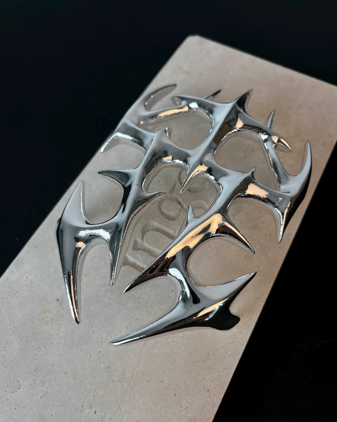 Silver Thorns AirPods Max Case