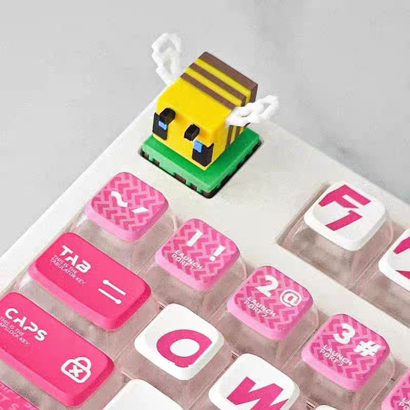 Pixel Bee Keycap