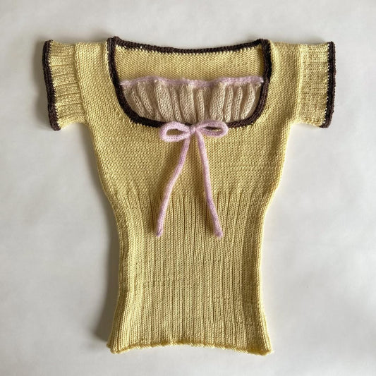 Daisy Handmade Knitted Top