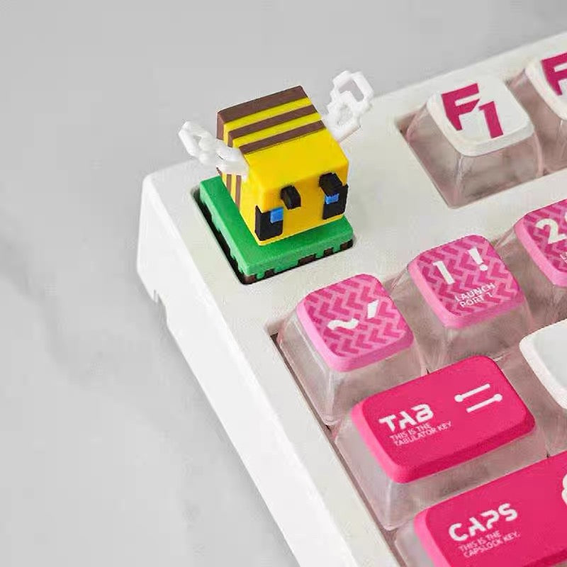 Pixel Bee Keycap