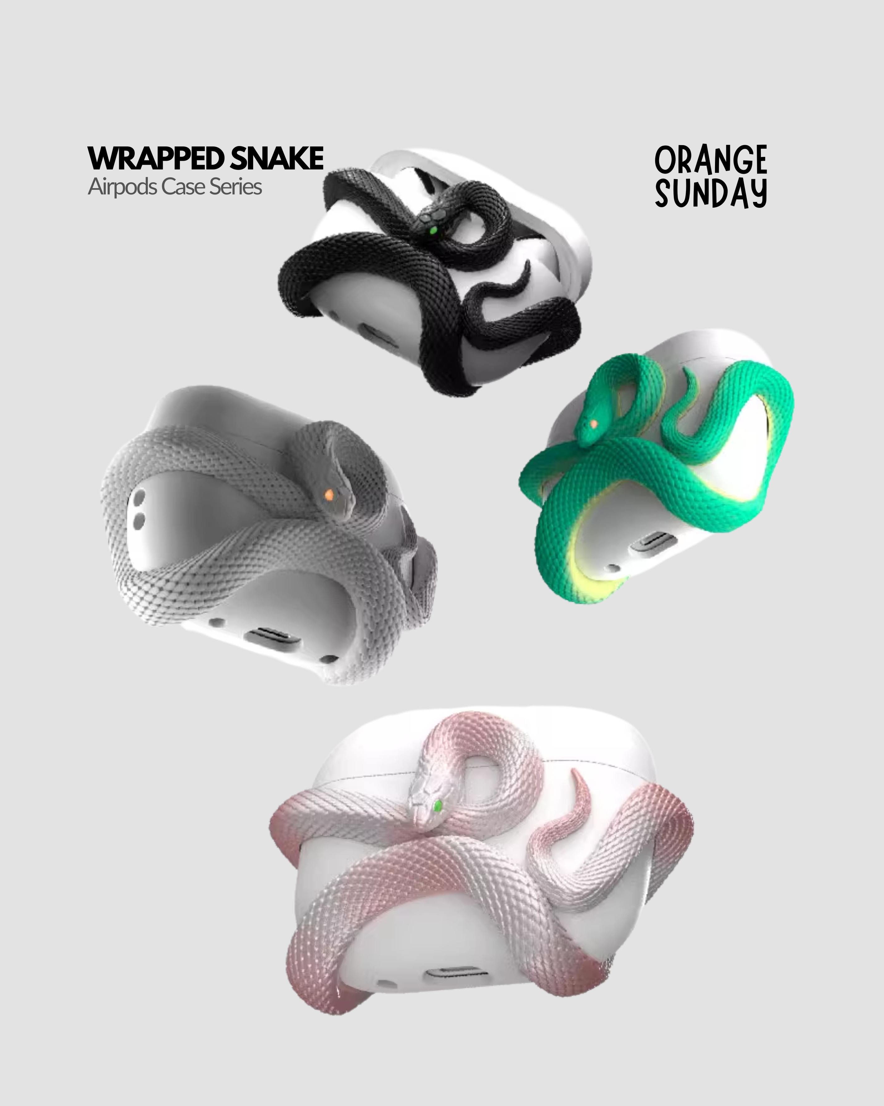 Viper Snake AirPods Case