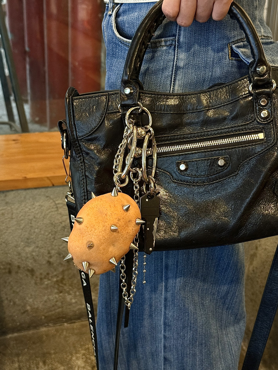 Punk Fruit & Viggies Keychain