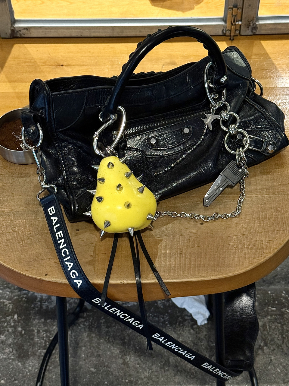 Punk Fruit & Viggies Keychain