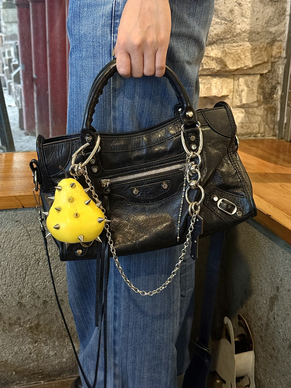 Punk Fruit & Viggies Keychain
