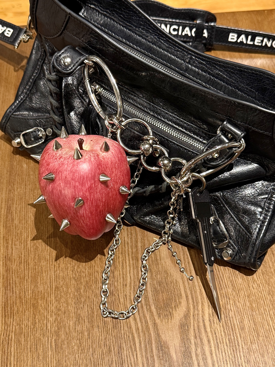 Punk Fruit & Viggies Keychain