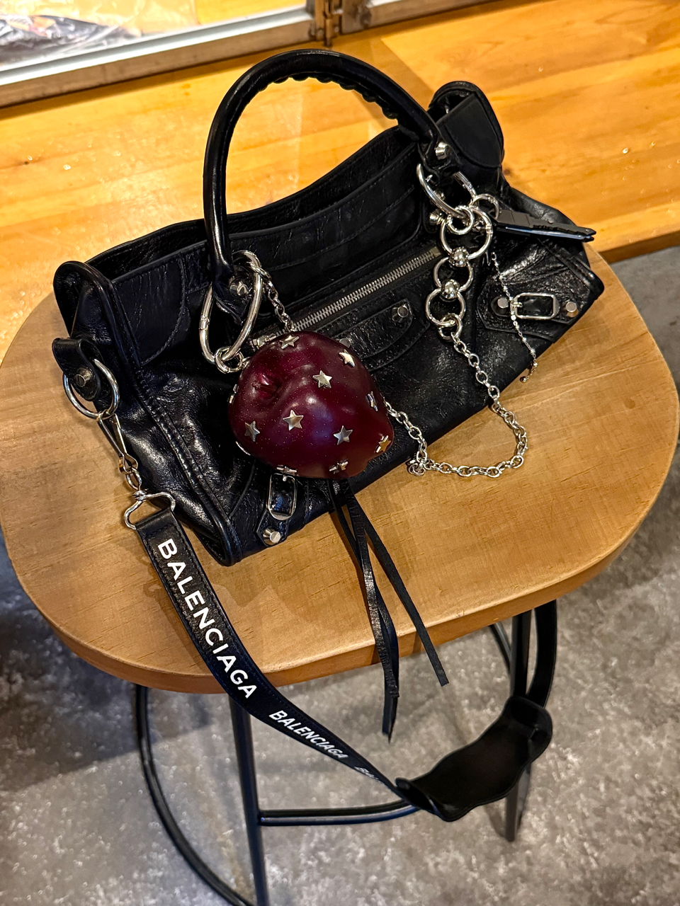 Punk Fruit & Viggies Keychain