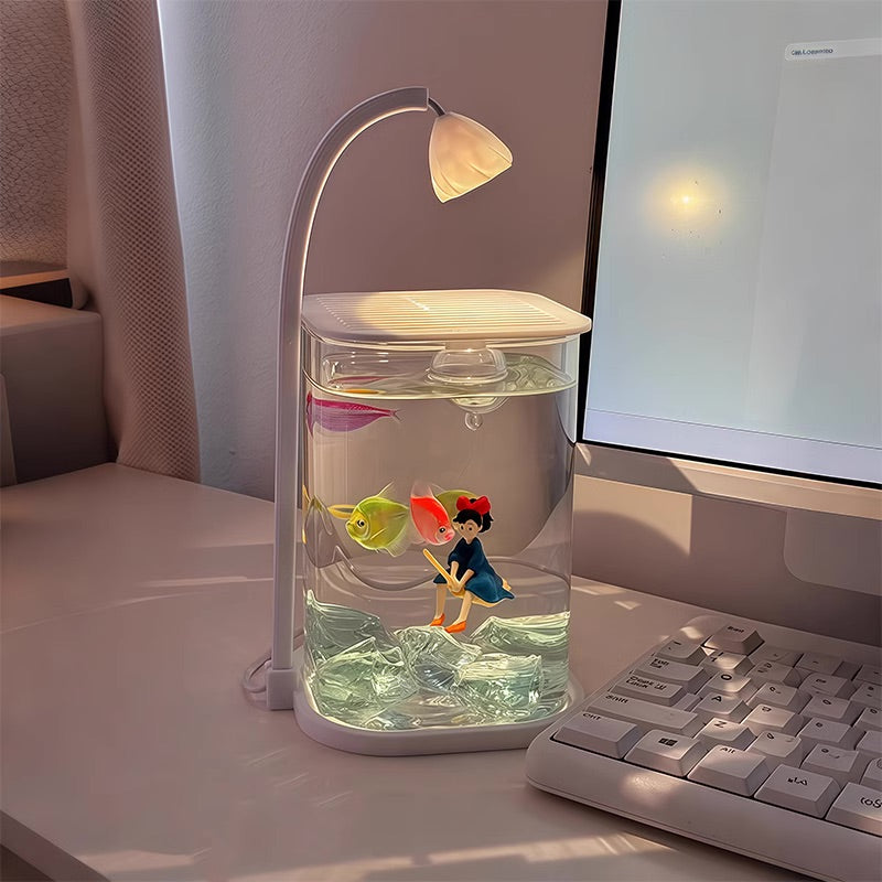 Whimsical Fish Tank Lamp