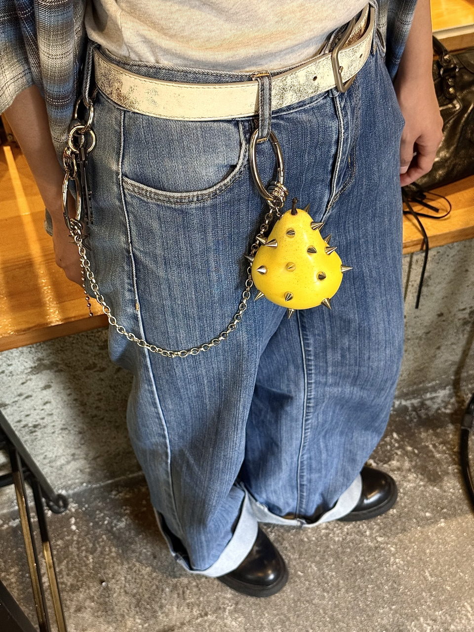 Punk Fruit & Viggies Keychain