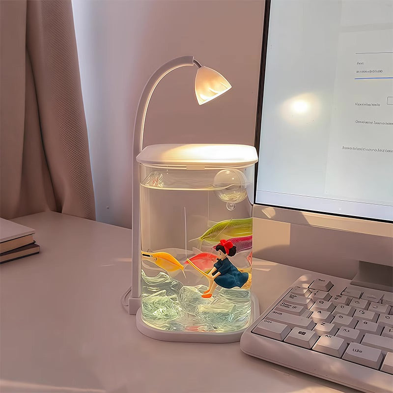 Whimsical Fish Tank Lamp